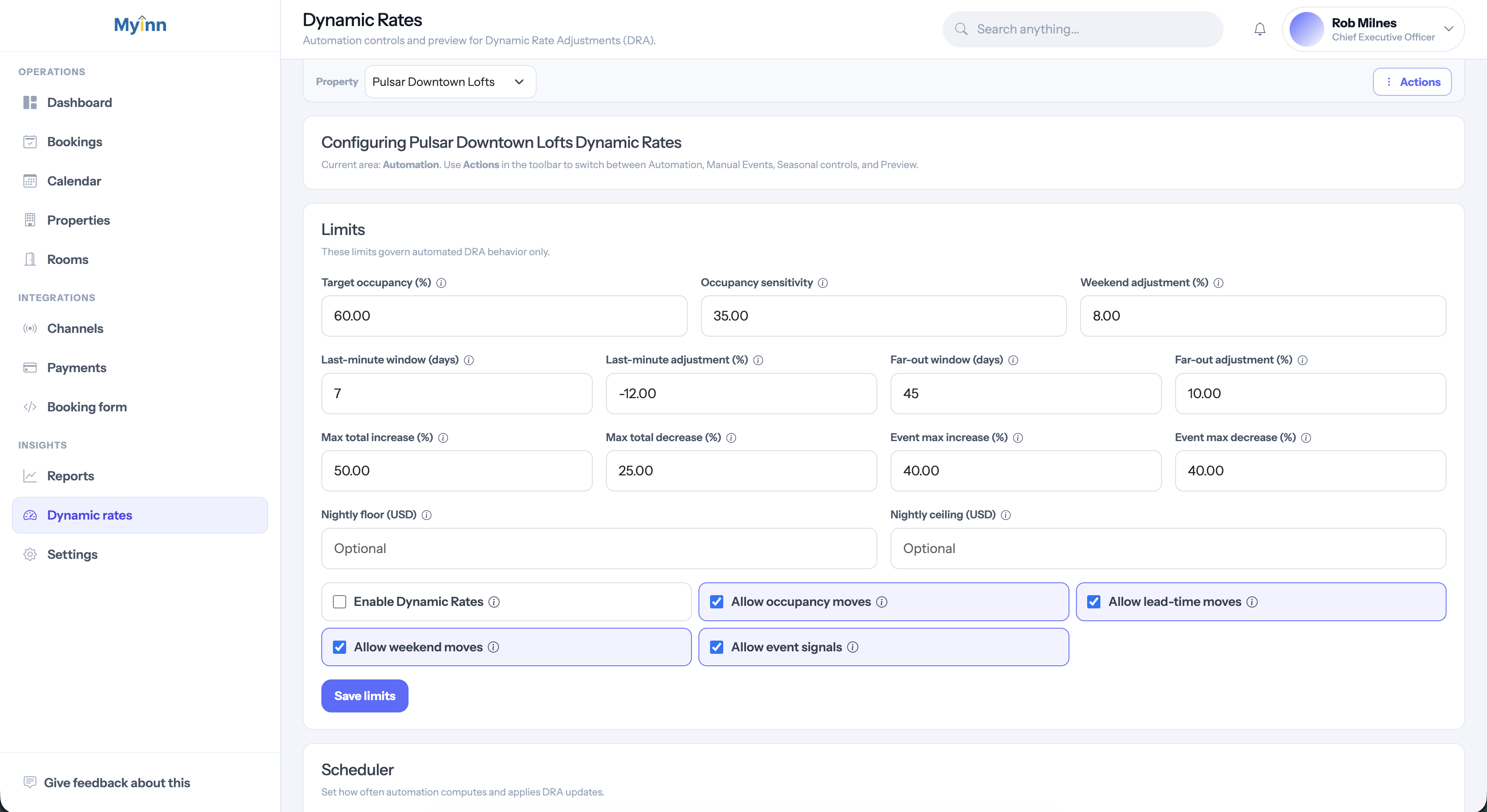 MyInn Dynamic Rates screenshot