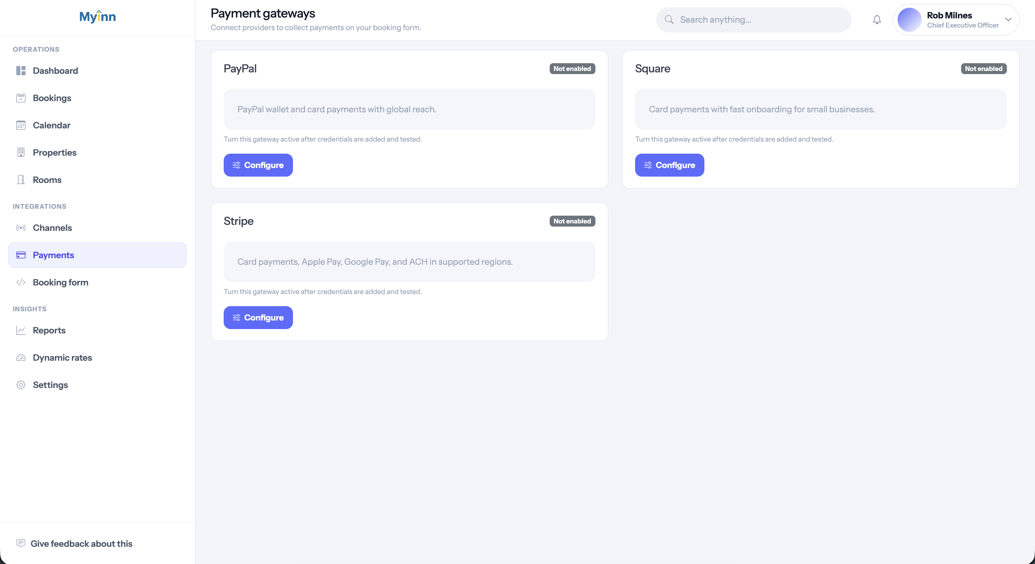 MyInn Payment Gateways screenshot