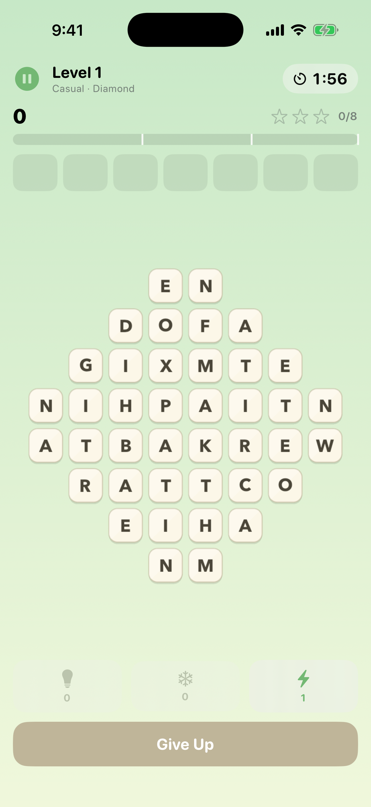 PolyWords In a round screenshot
