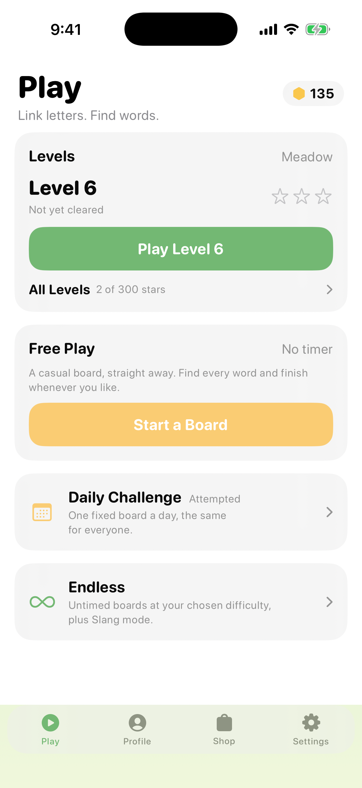 PolyWords app preview